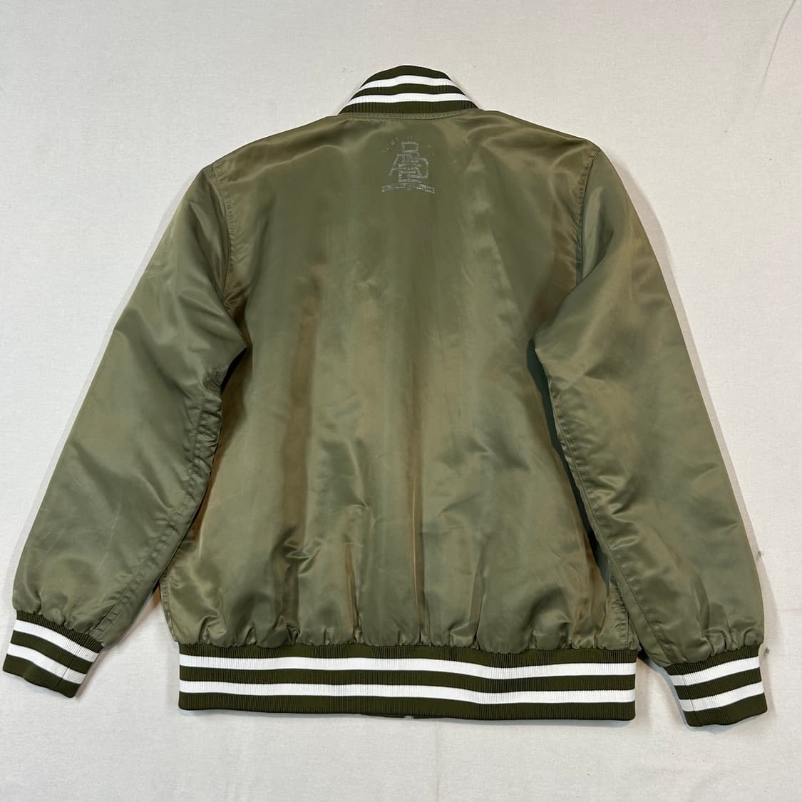 L) Bape 베이프 OG 로고 스타디움 새틴 자켓 상품이미지6