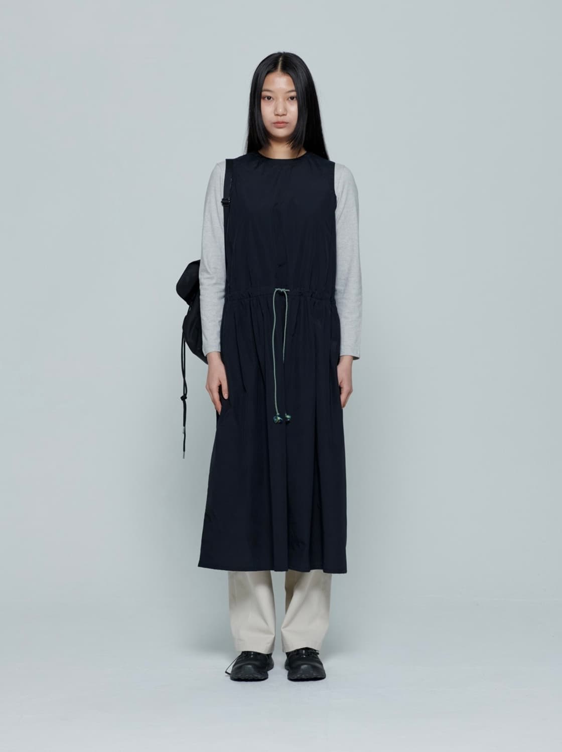 엔조블루스 러플 스트링 드레스 상품이미지2