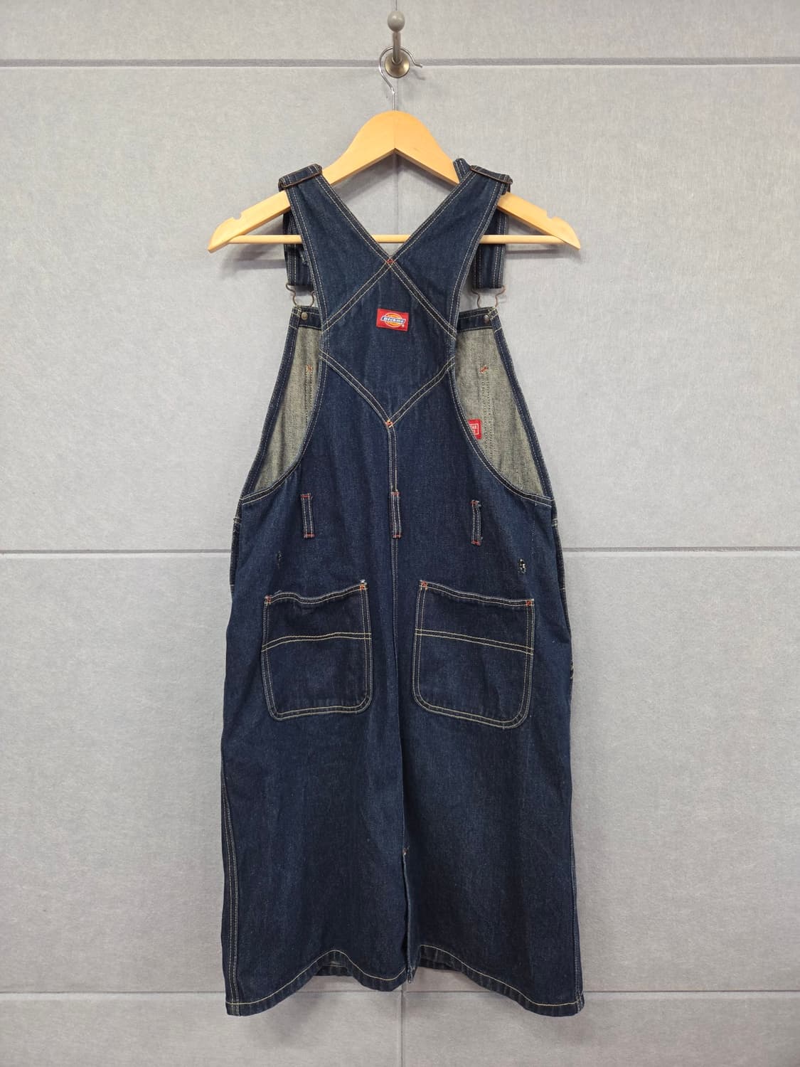 Dickies 디키즈 데님 오버롤 스커트 멜빵 원피스 상품이미지4