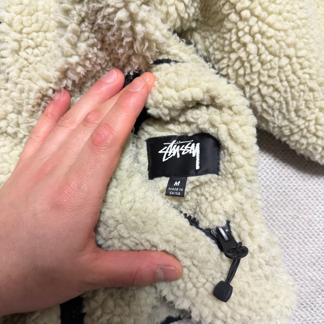 스투시 8볼 리버시블 쉐르파 플리스 자켓 상품이미지7