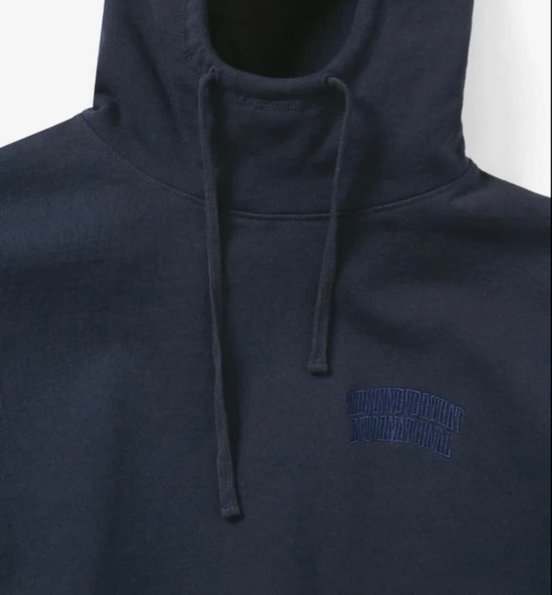 디스이즈네버댓 Paneled Hoodie Navy M 상품이미지2