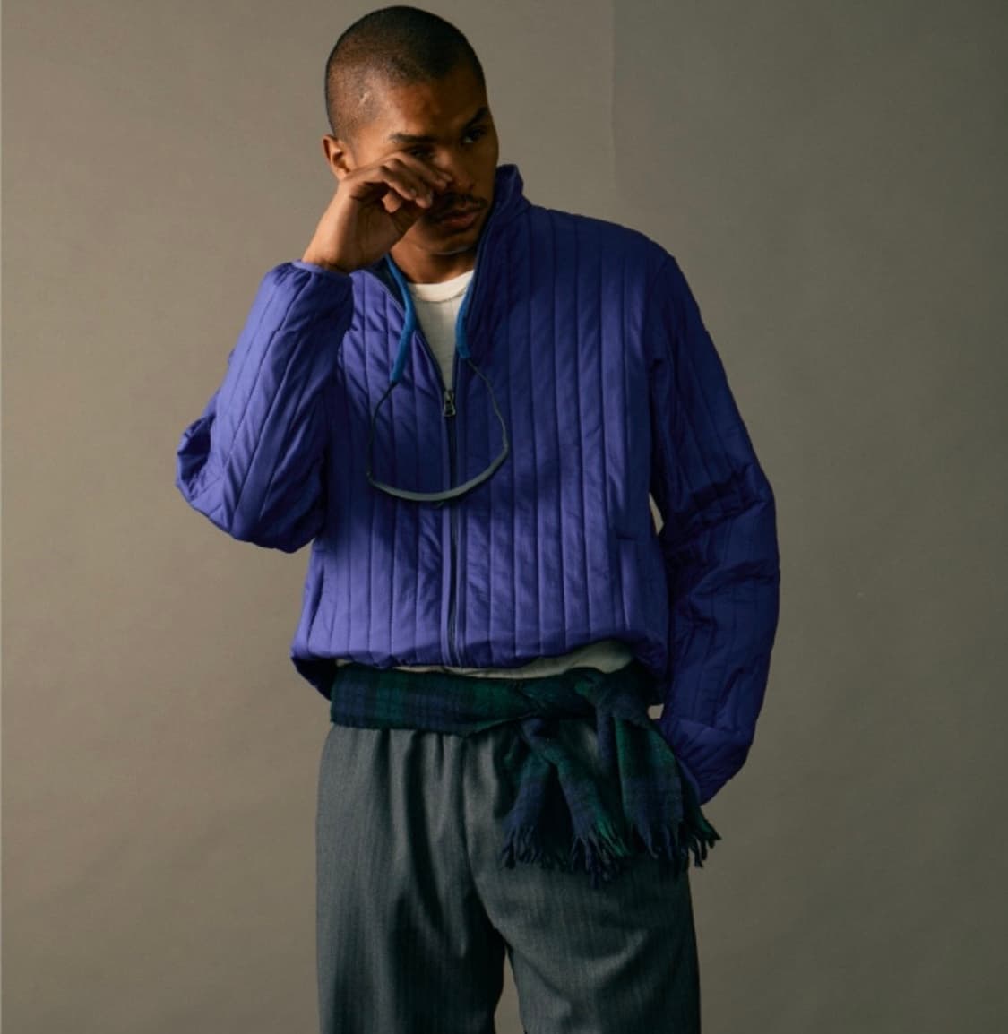 새상품/헤지스 [HIS]차콜 경량패딩 상품이미지6