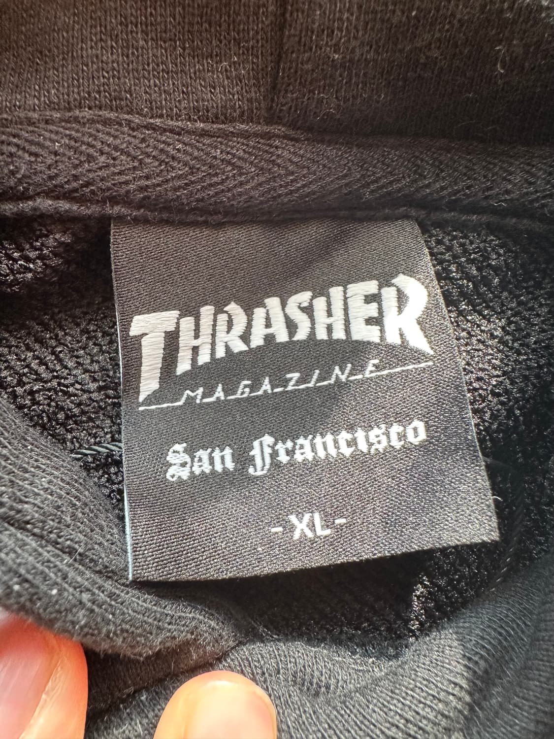 트레셔 블랙 후드 상품이미지2