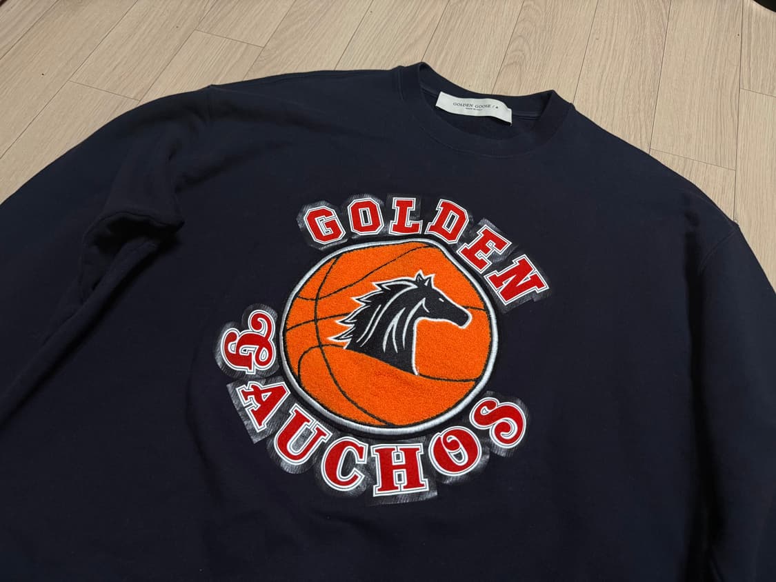 골든구스(Golden Goose) 엠보싱 오버핏 맨투맨 L 상품이미지4