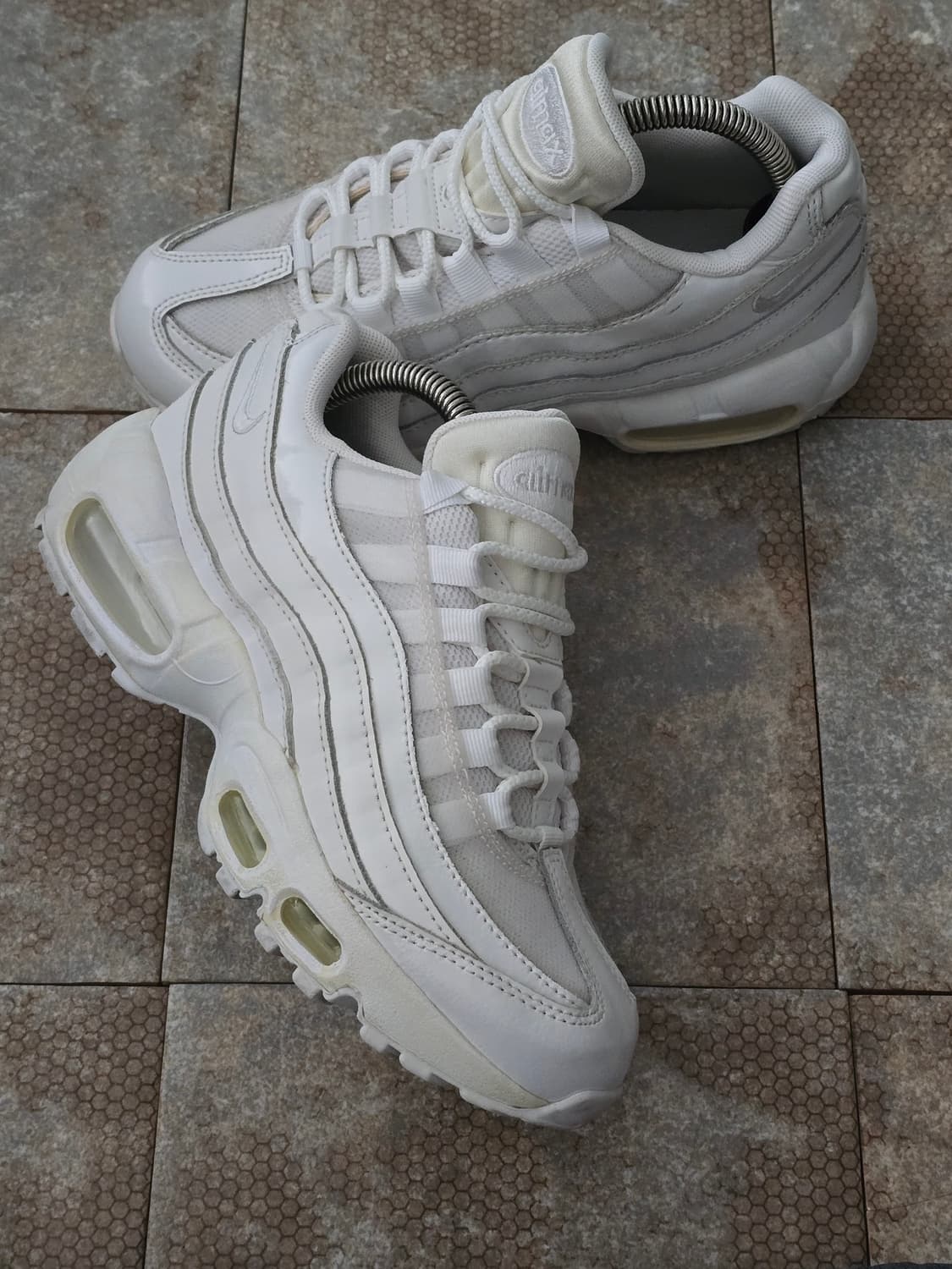 (225)나이키 에어맥스 95 트리플 화이트 상품이미지8