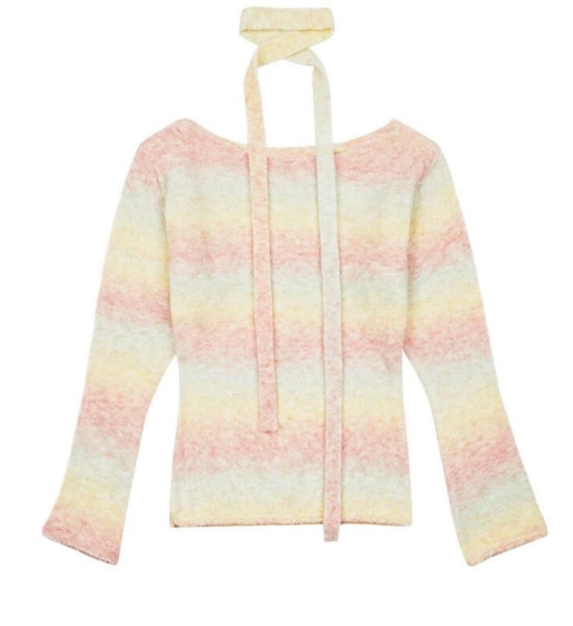 마가린 핑거스 GRADATION BOUCLE KNIT LIGHT PINK 상품이미지3