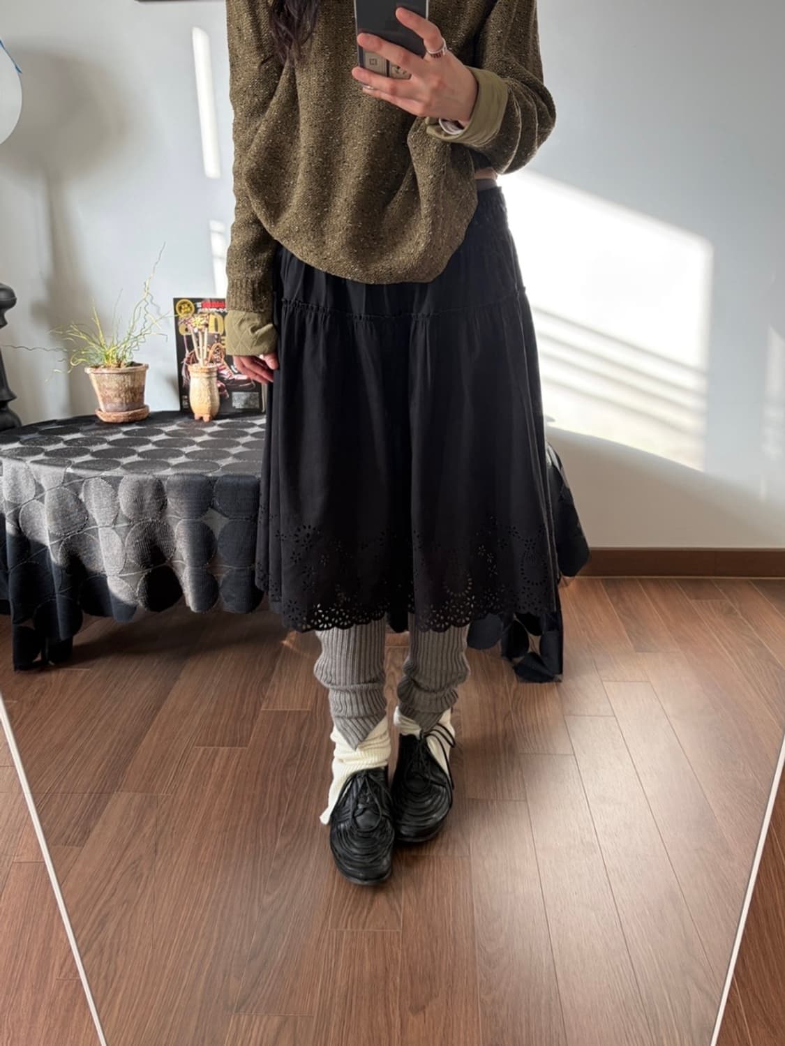 phunching midi skirt 상품이미지4