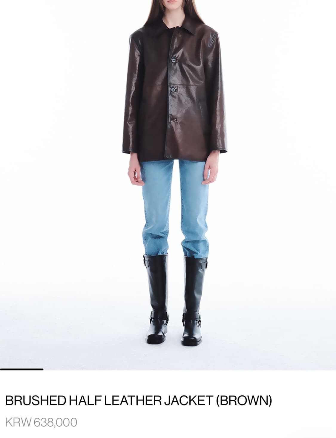 카일로 램스킨 레더자켓 상품이미지3