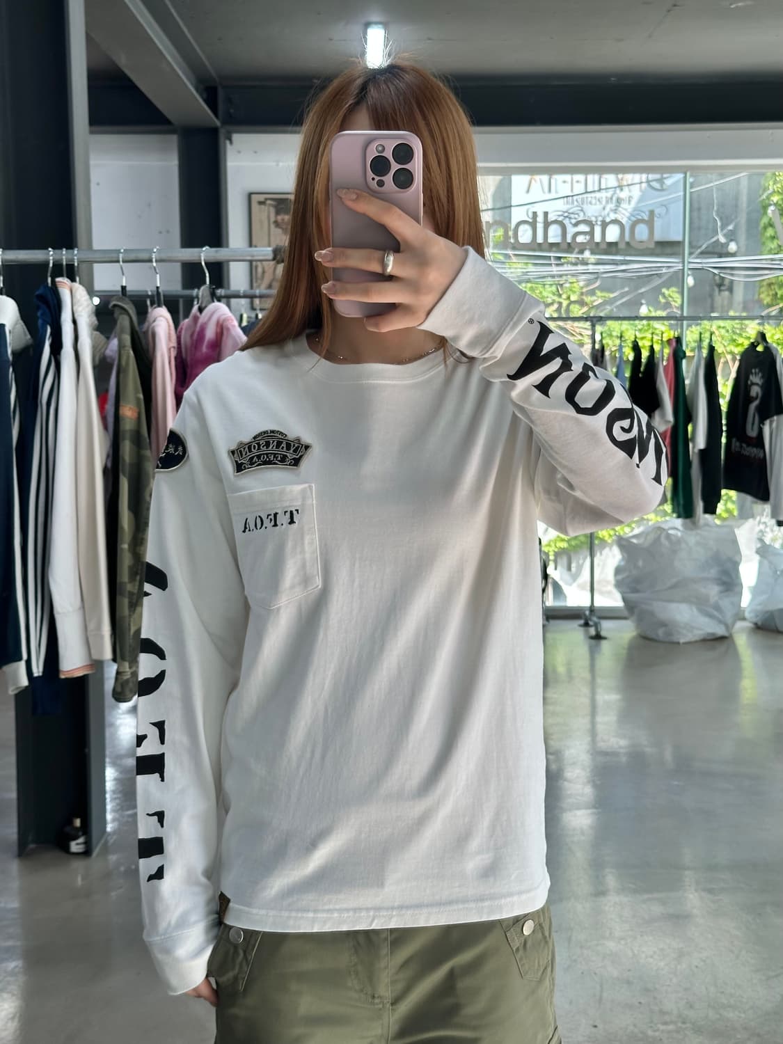 벤슨 x T.F.O.A 스컬윙 American 패치 롱슬리브 상품이미지4