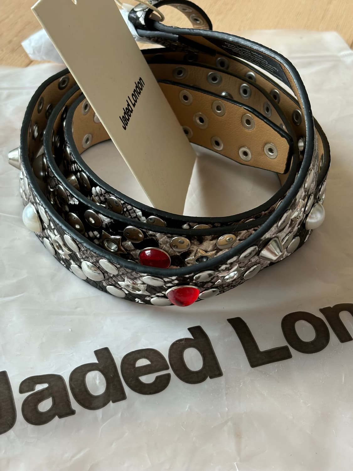 제이디드런던 Jaded London Silver Mamba Belt 상품이미지1