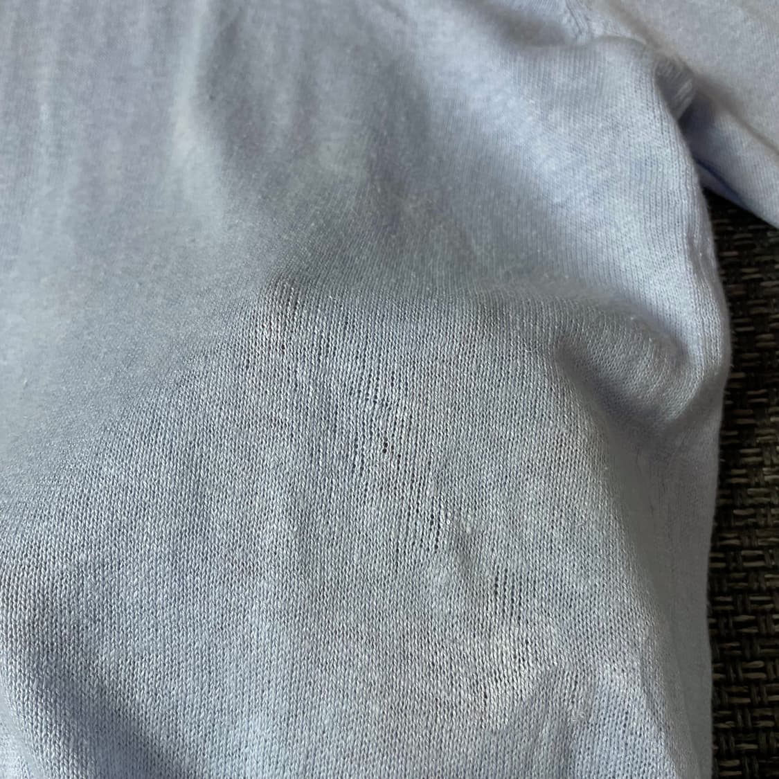 타미힐피거 미니로고 스카이블루 긴팔 니트 L 상품이미지5