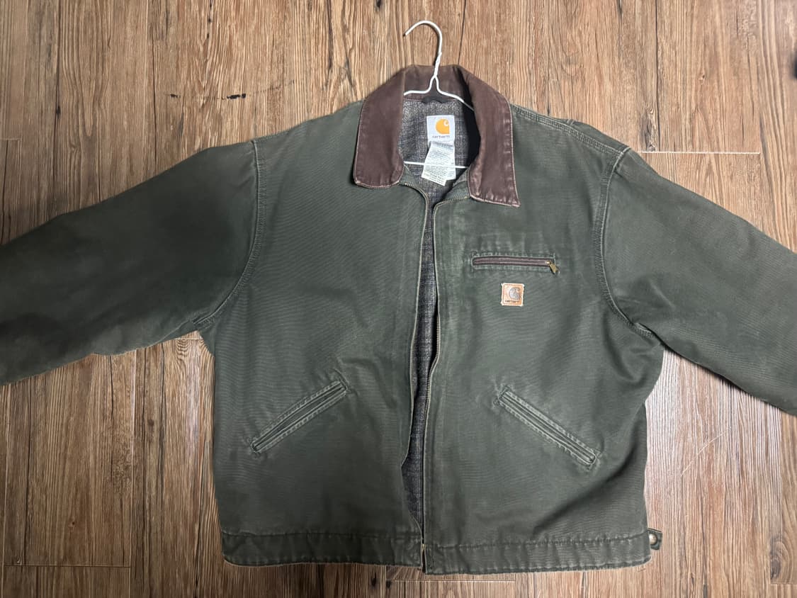 칼하트 디트로이트자켓 모스그린 usa XL 상품이미지1