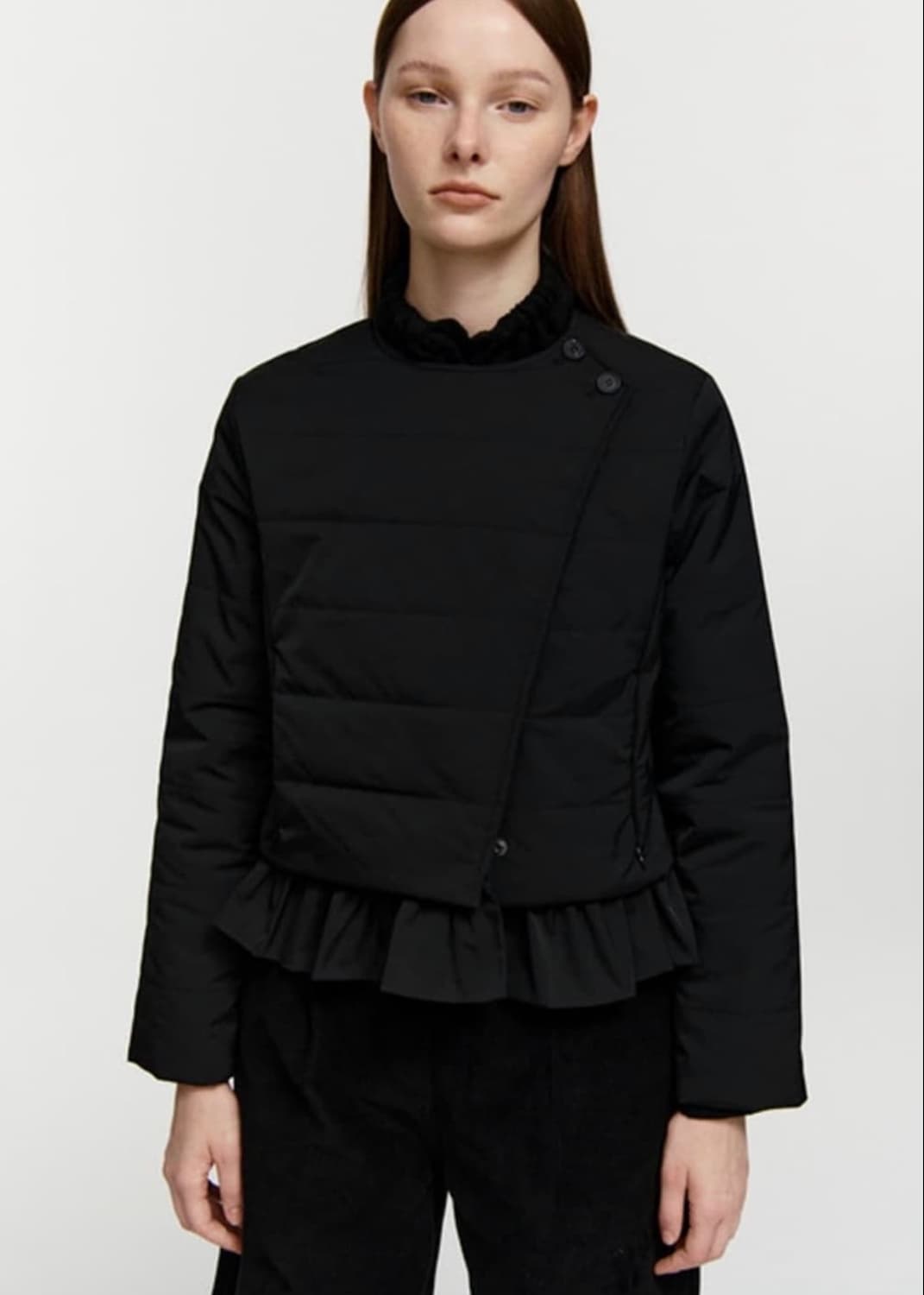 버뮬라 러플 패디드 자켓 상품이미지1