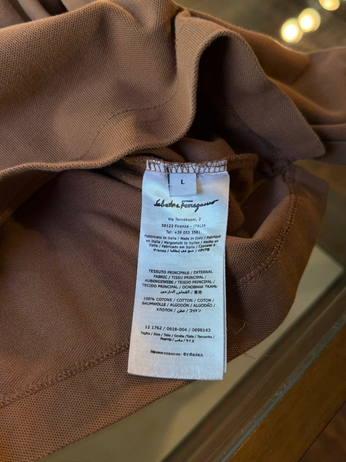 살바토레 페라가모 클래식 pk 셔츠 100 상품이미지10