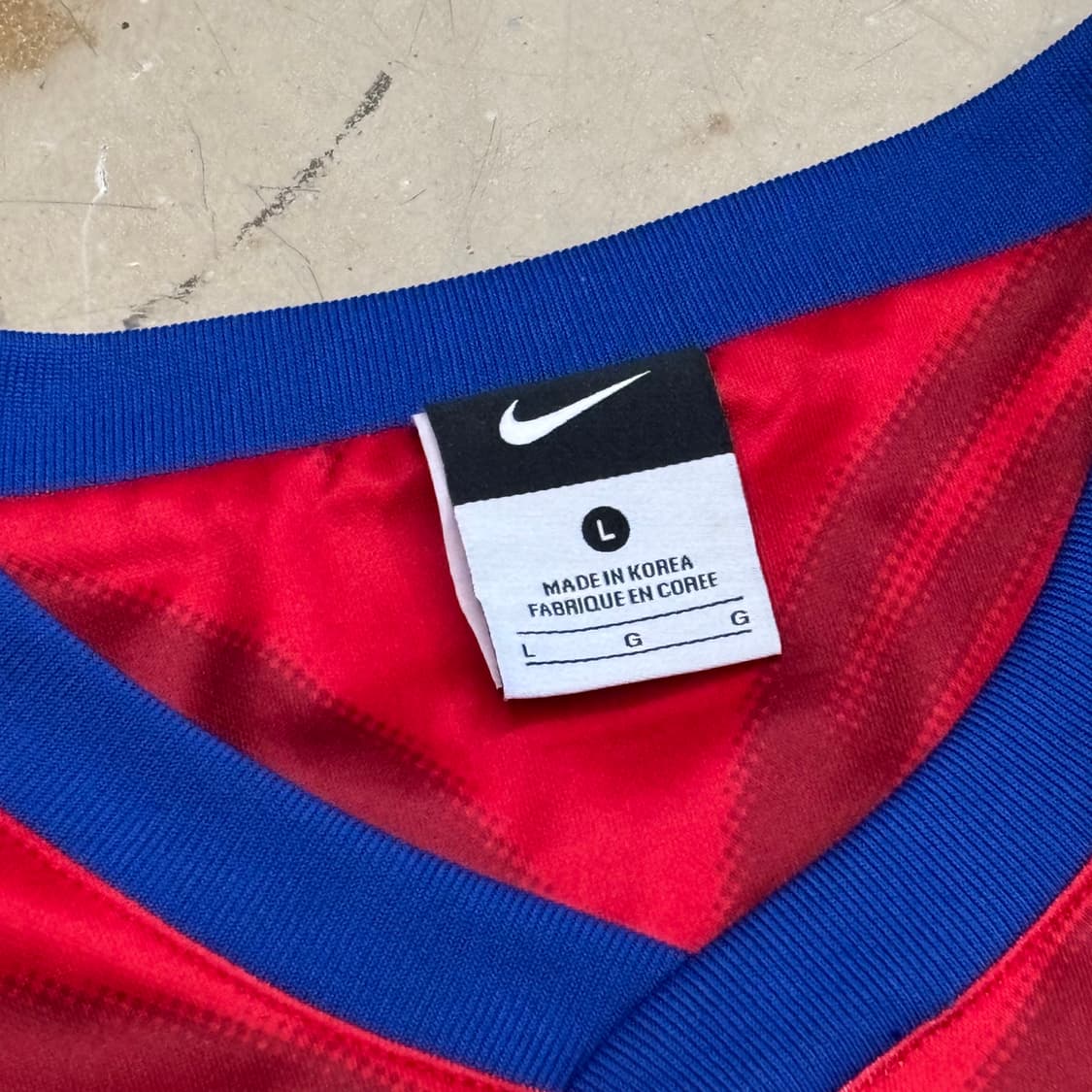 L 나이키 2010 남아공월드컵 대한민국 국가대표 No.7 박지성 유니폼 상품이미지4