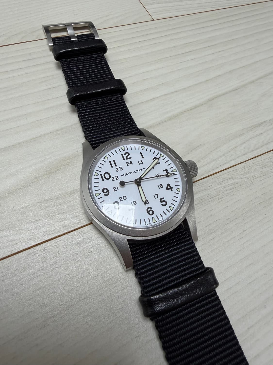 해밀턴 카키필드 KHAKI FIELD Mechanical 38mm 상품이미지3