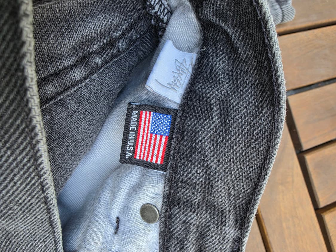 [32] 스투시 빅올진 워시드 블랙 (Made in USA) 상품이미지5