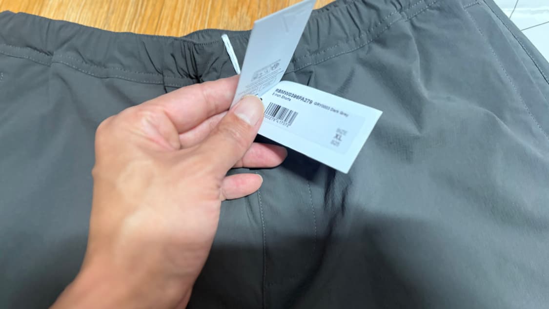 ROA의 로아쇼츠, 다크 그레이 색상 XL  상품이미지2