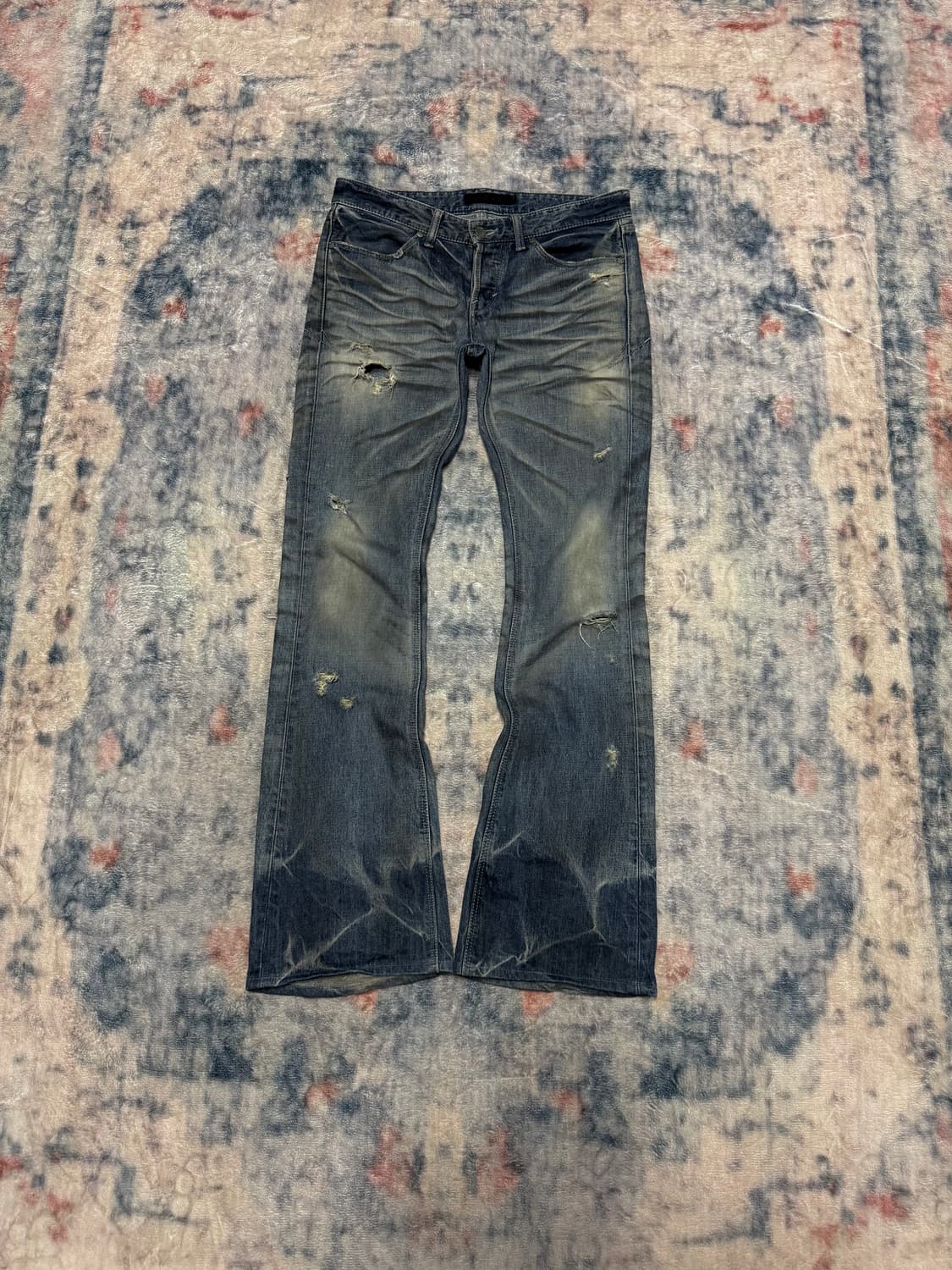 Fuga 00s archive whisker boot cut denim 상품이미지1