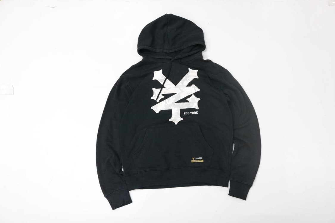 주욕(ZOO YORK) 카모플라주 빅로고 그래픽 후드티 (L) 상품이미지2