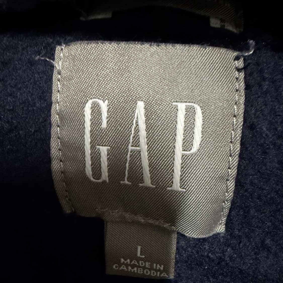 갭 네이비 후드집업 L 상품이미지3