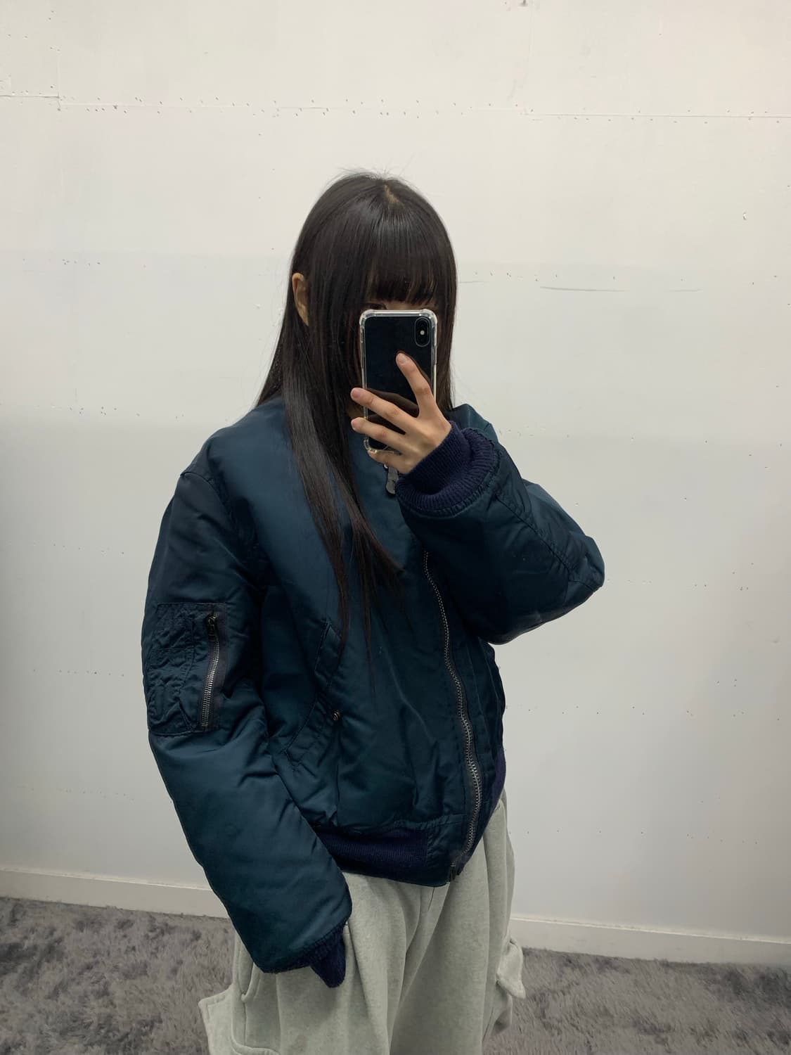 알파인더스트리 블루 ma-1 상품이미지1