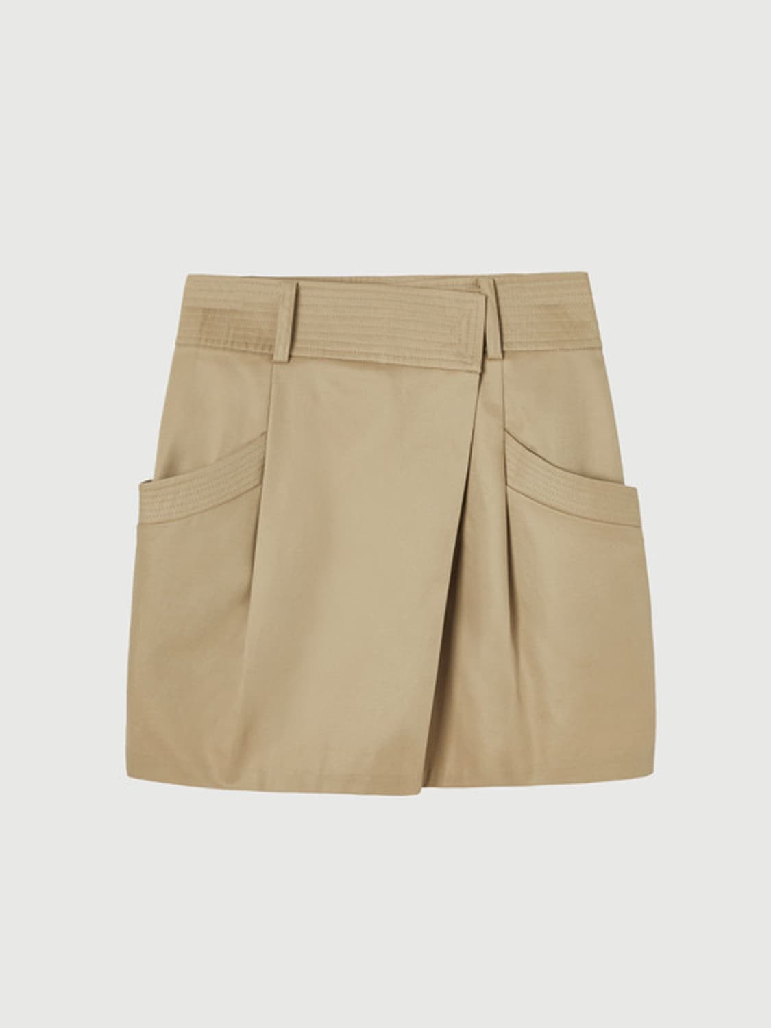 ONSENNE 온센느 Stitch Cotton Skirts 펌킨 카고 상품이미지5