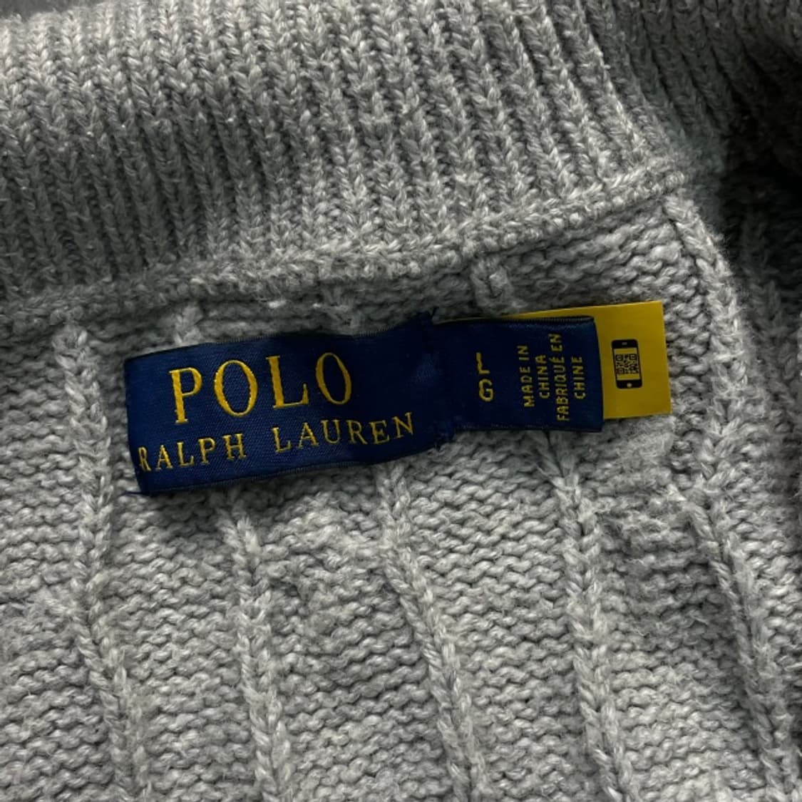 100 폴로 신형 꽈배기 반집업 니트  상품이미지3