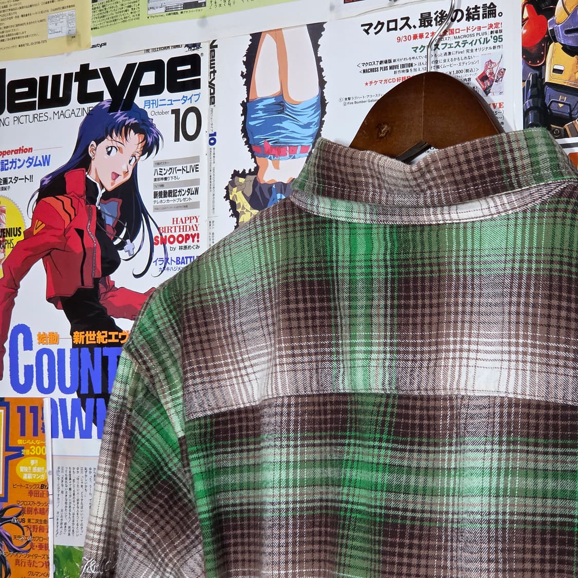 JPN 티엔씨 서프 브라운 체크 셔츠 집업 상품이미지6