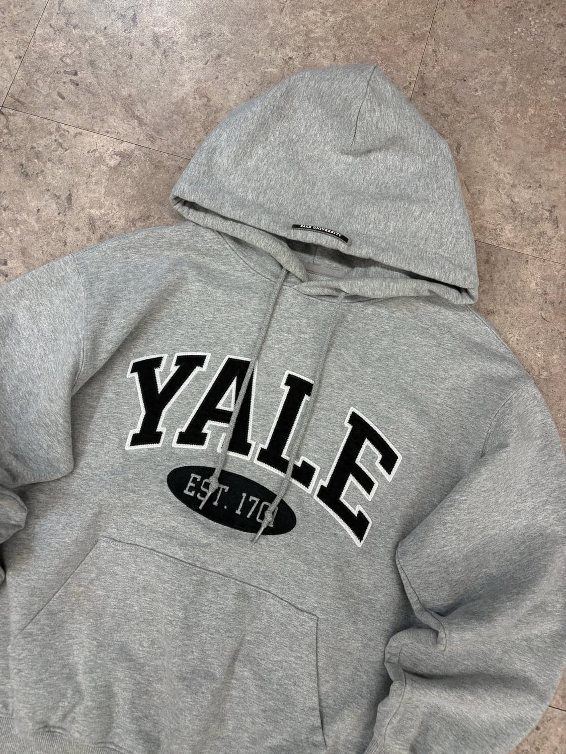 YALE 후드티 그레이 #csz402 상품이미지2