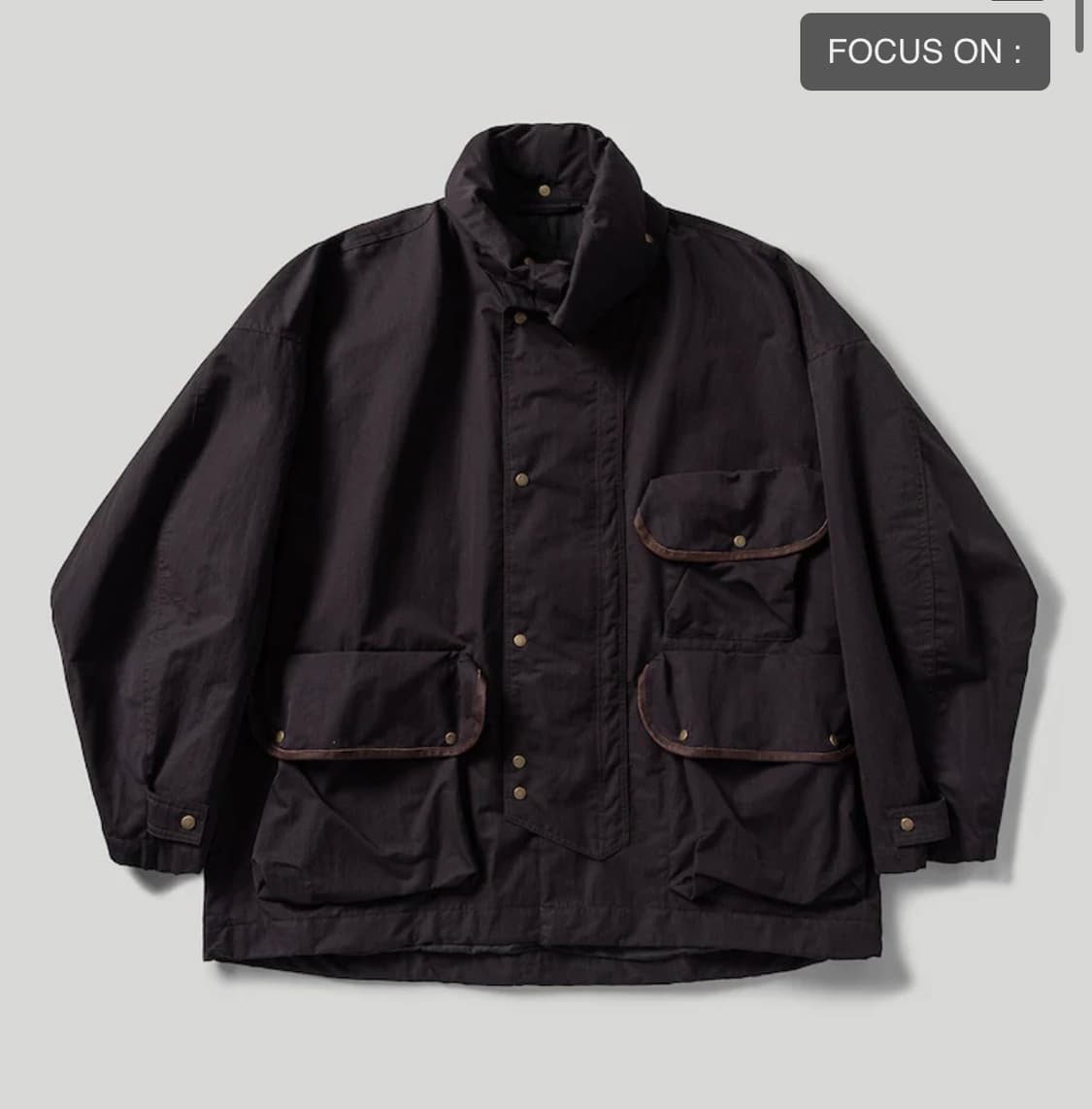 26SS 캡틴선샤인 헌터자켓 에스프레소 새상품 상품이미지1