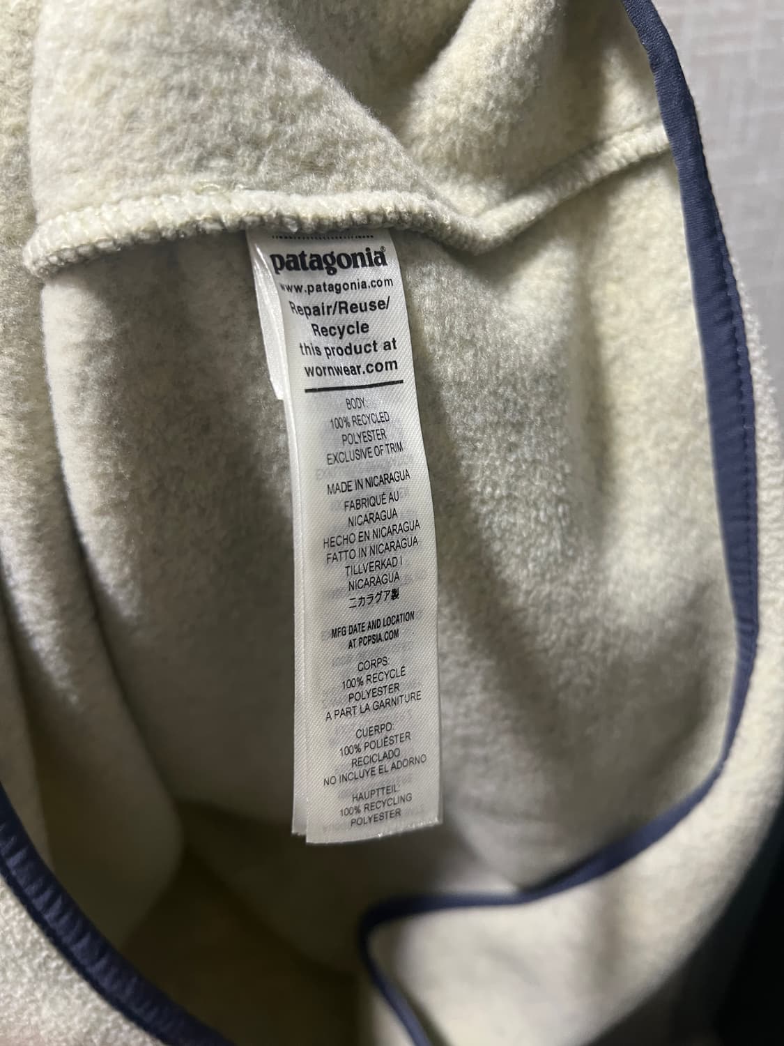 [L]파타고니아 라이트웨이트 신칠라 풀오버 오트밀 헤더 상품이미지3
