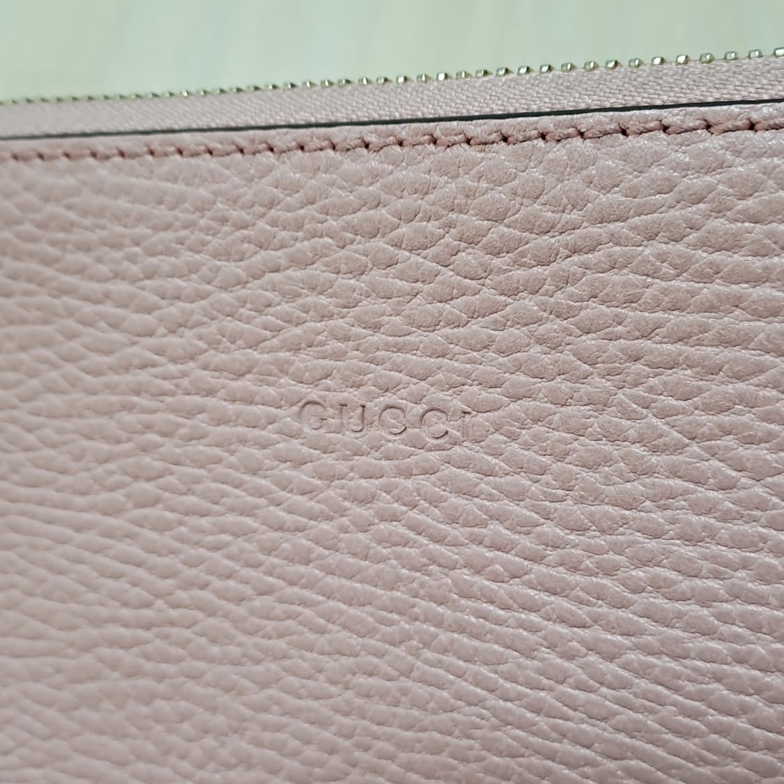 [100%/정품] 구찌 뱀부 태슬 레더 분홍 클러치,구찌클러치,구찌파우치 상품이미지2