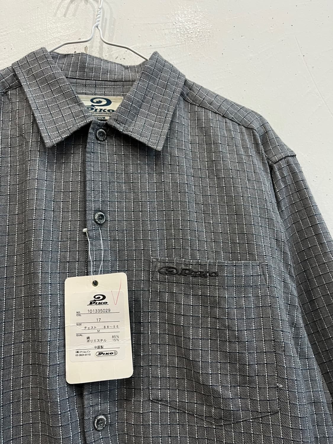 PIKO 피코 체크 셔츠 새상품  상품이미지2