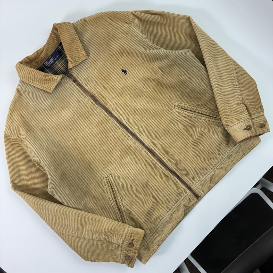 Polo  폴로 랄프로렌 베이지 코듀로이 블루종 자켓  상품이미지3