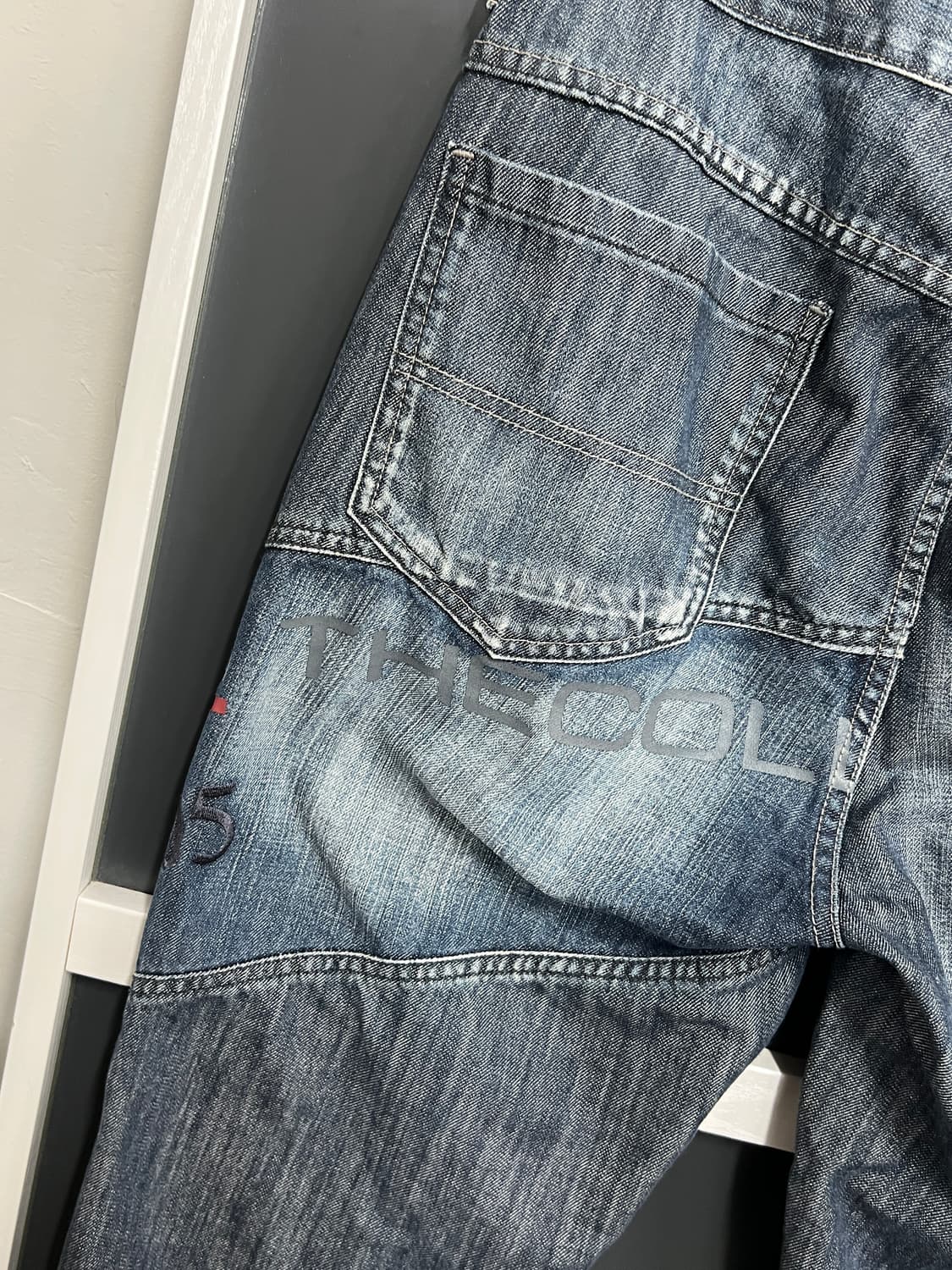 후부 올드스쿨 빈티지 데님 팬츠 상품이미지3