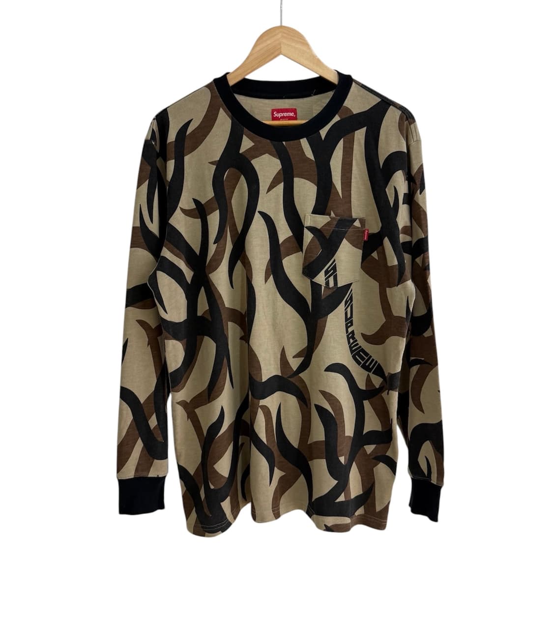 슈프림 19FW 트라이벌 카모 포켓 롱 슬리브 상품이미지1