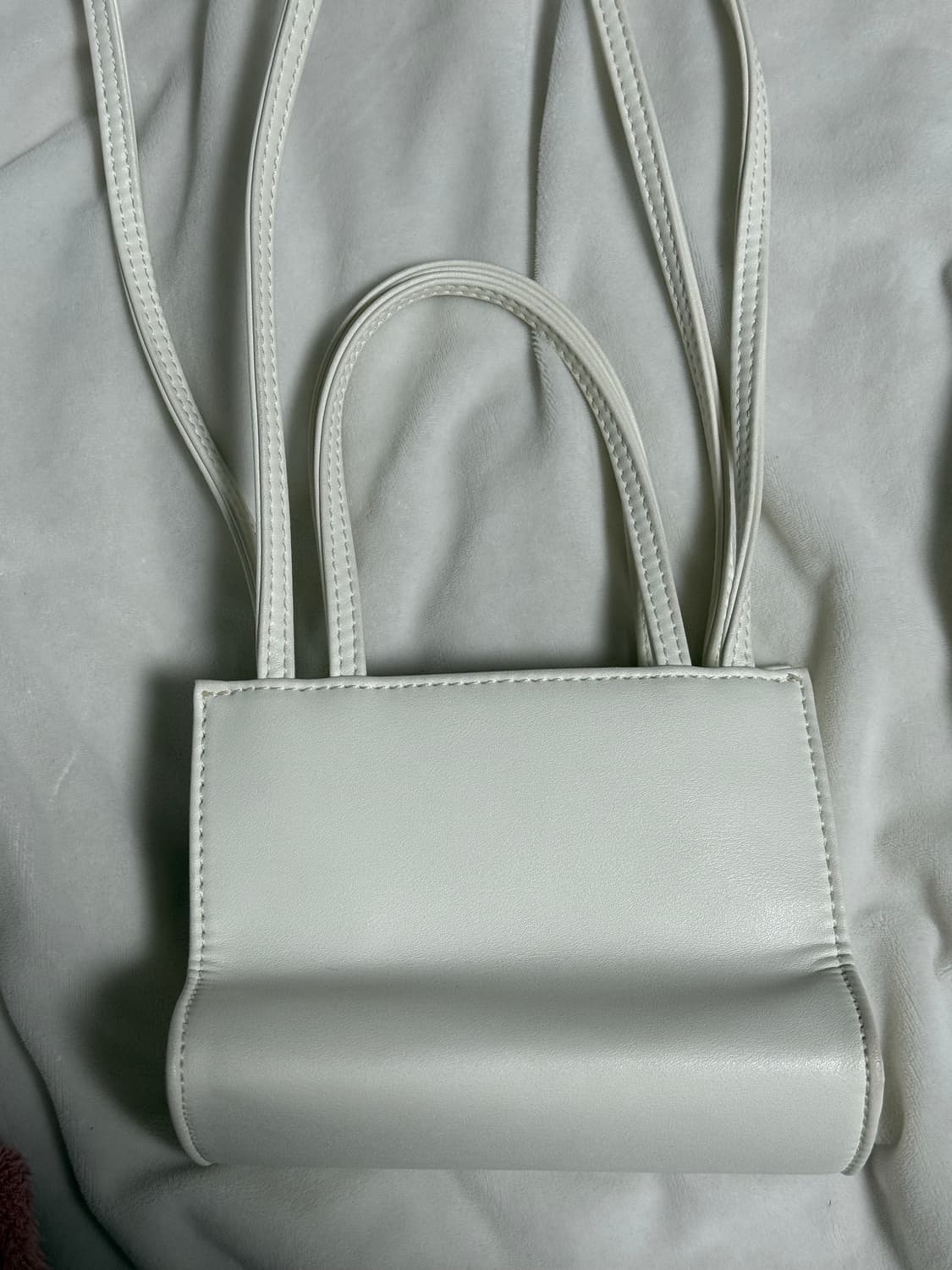 텔파 스몰 쇼핑백 화이트 상품이미지4