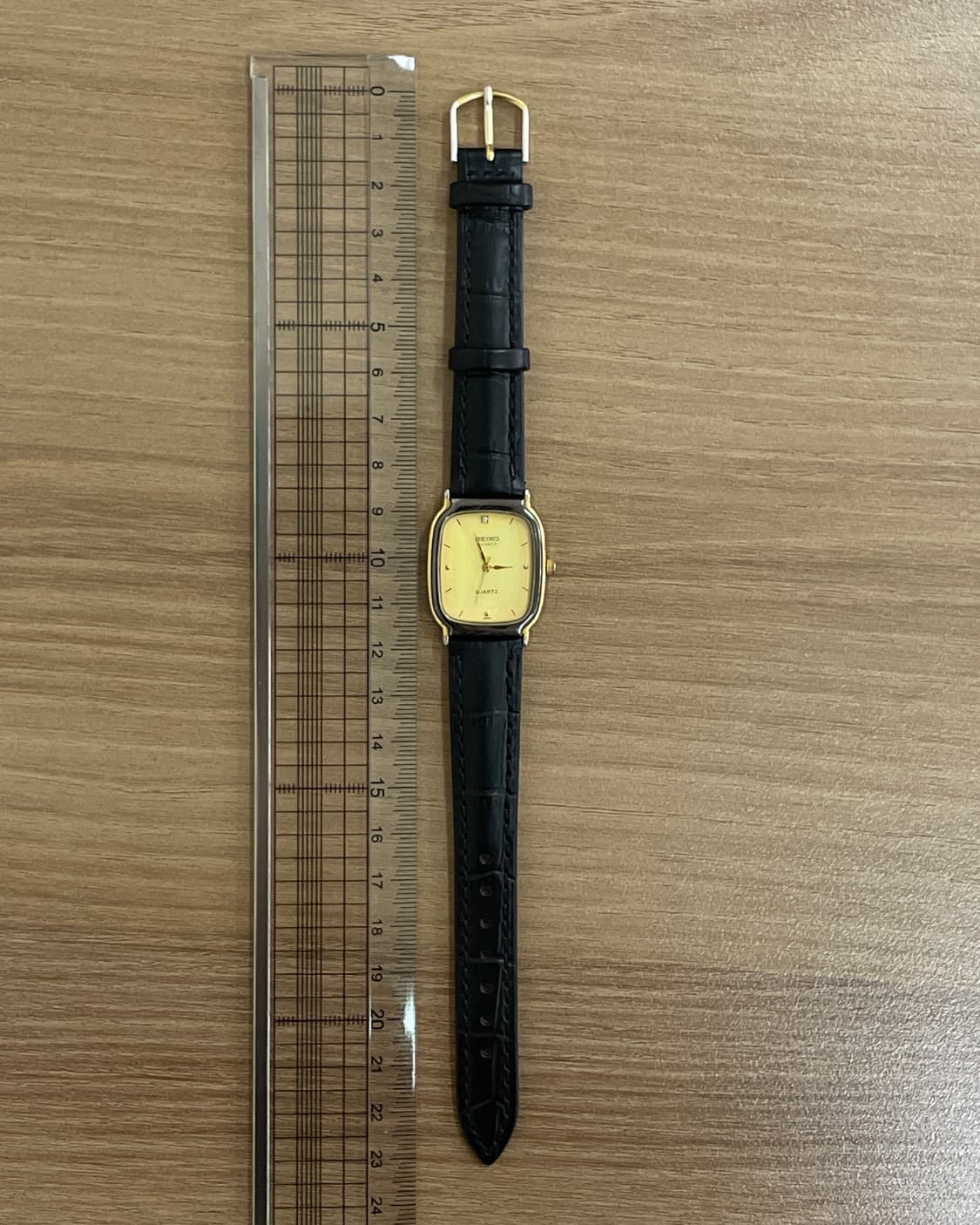 [001] Seiko 5 Quartz 세이코 빈티지 쿼츠 드레스 워치 상품이미지7