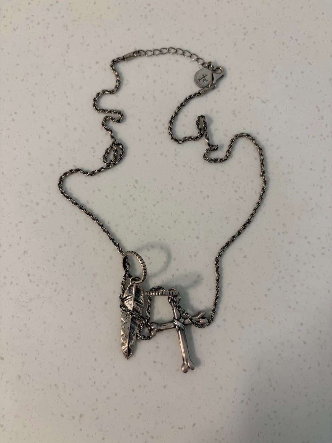 폴리테루 925 체인 001 + 크로스본 + 패더 상품이미지4