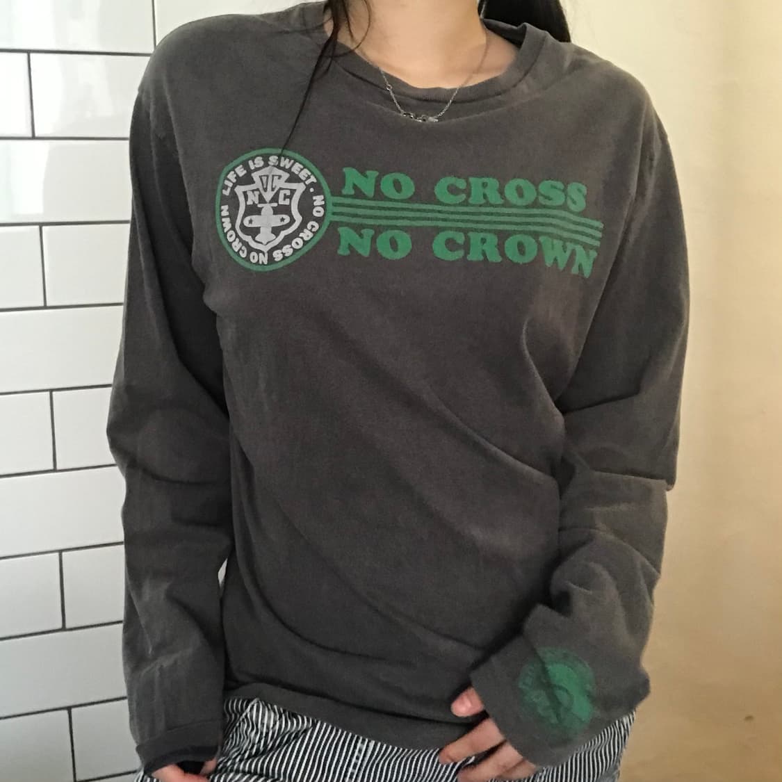 빈티지 그래픽 롱슬리브 티셔츠 상품이미지1