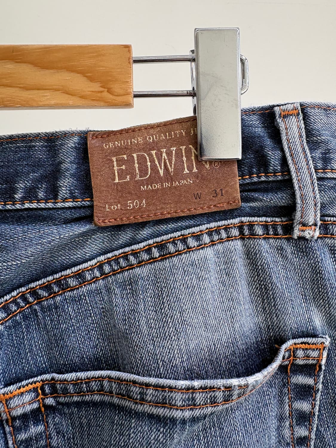 EDWIN 504 (Made in Japan) 데님팬츠 상품이미지6