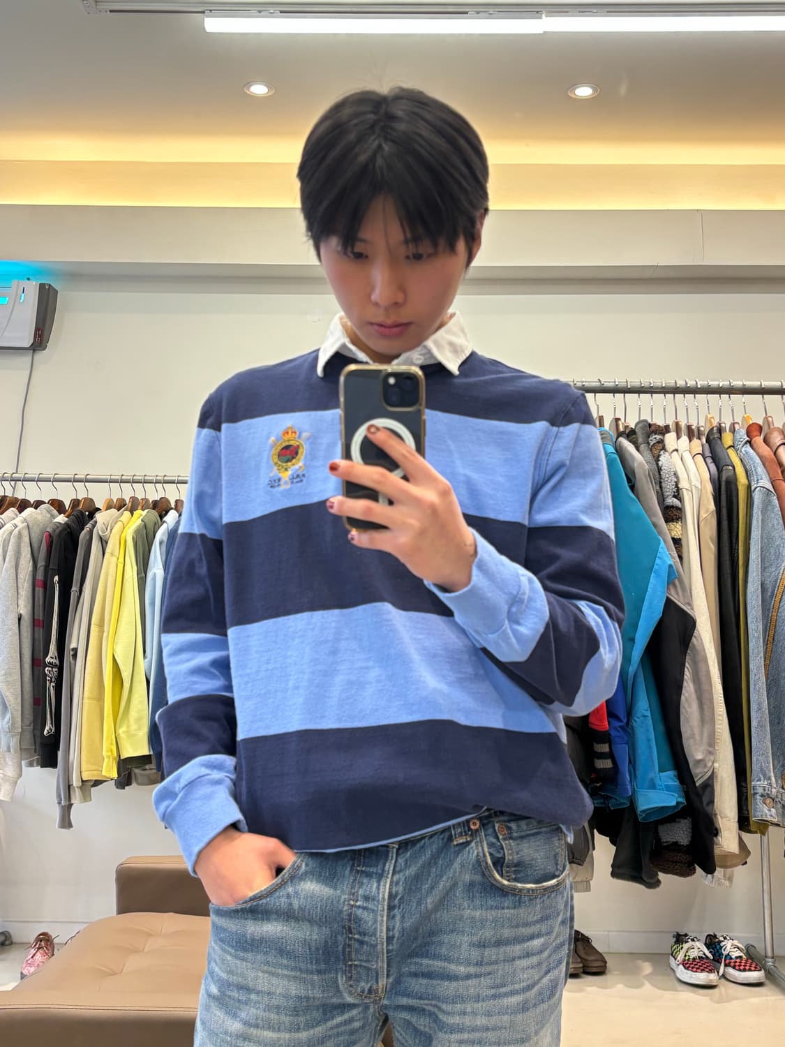 폴로 랄프로렌 스트라이프 저지 럭비 셔츠 상품이미지9