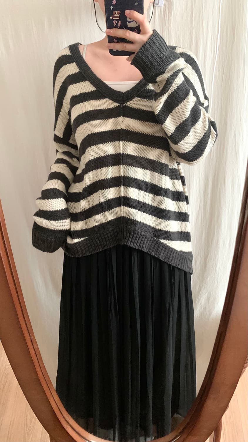 스트라이프 여리 니트 상품이미지2