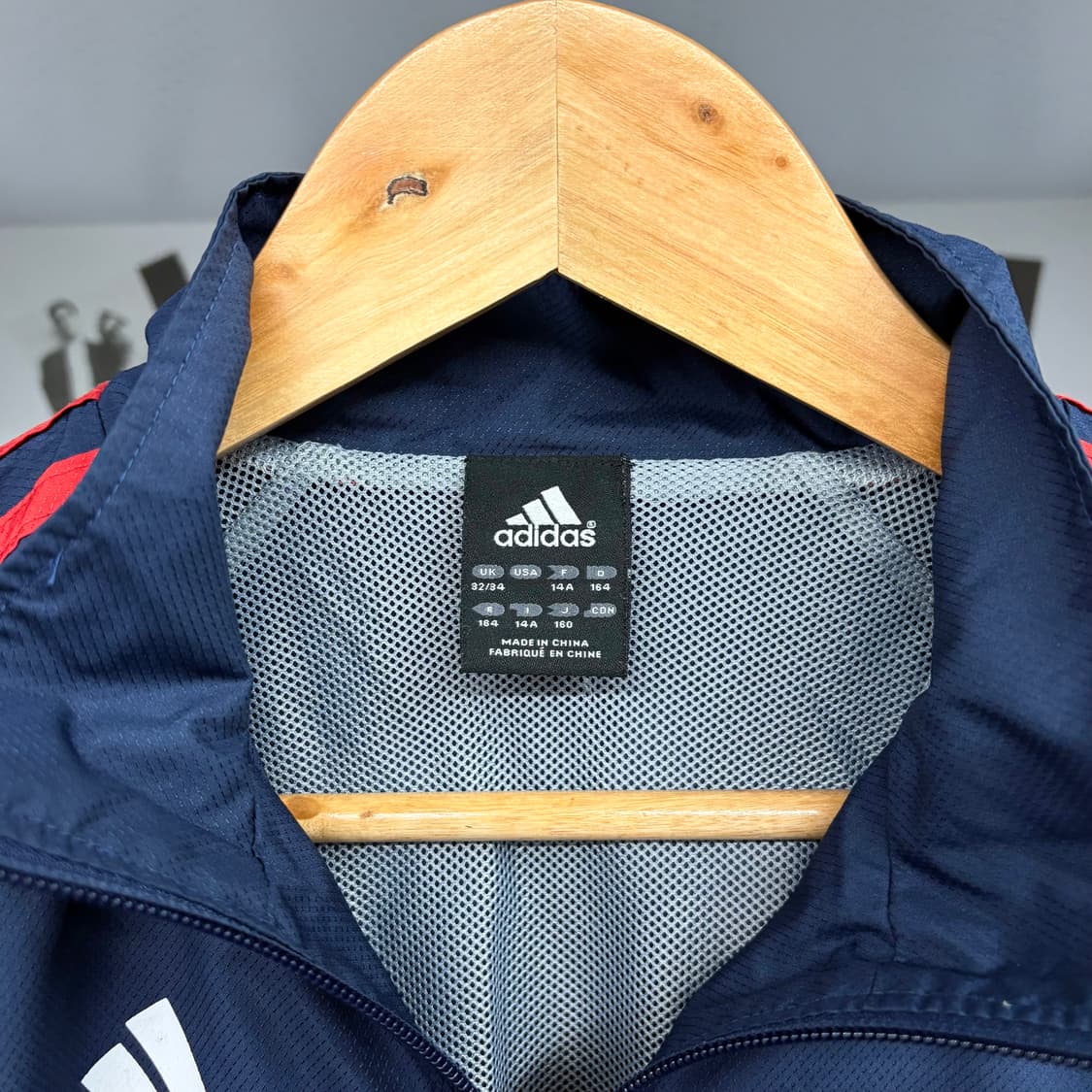 (M) 00s 아디다스 프랑스 바람막이 자켓 상품이미지5