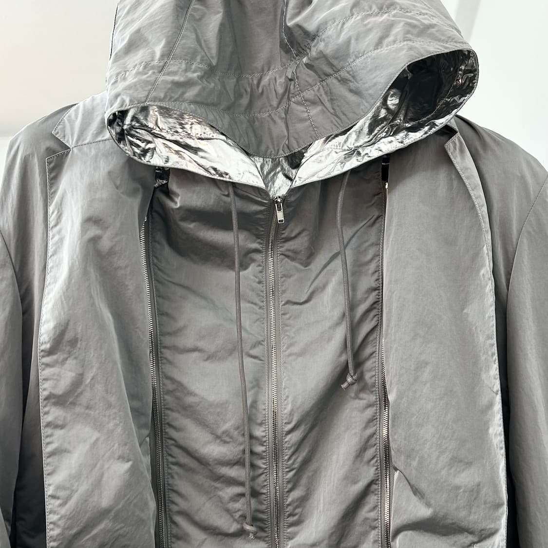 준지 20SS 리플렉티브 레이어드 후드 블레이저 자켓 상품이미지9