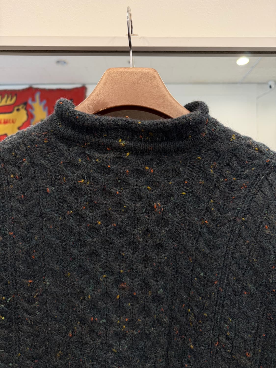 90s Carring Donn 케이블 피셔맨 아란 니트 (Ireland) 상품이미지5