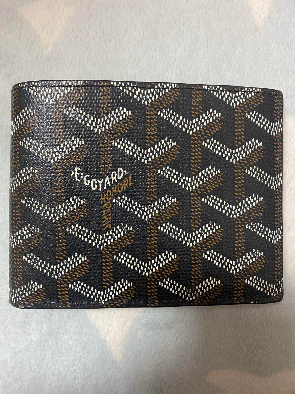 고야드 반지갑 블랙 상품이미지1