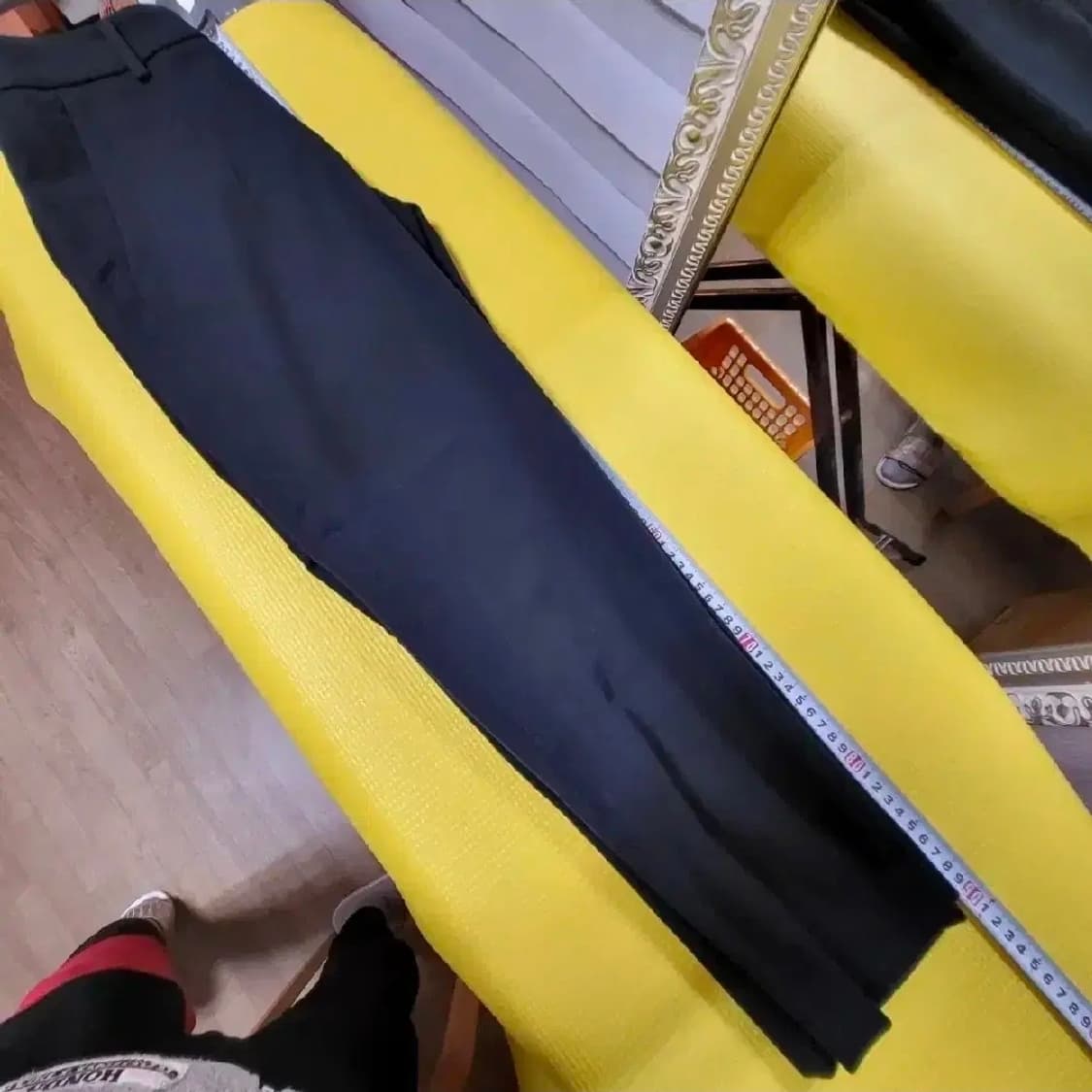 548 ) 스파오 스판 레이온 세미정장바지 블랙 상품이미지4