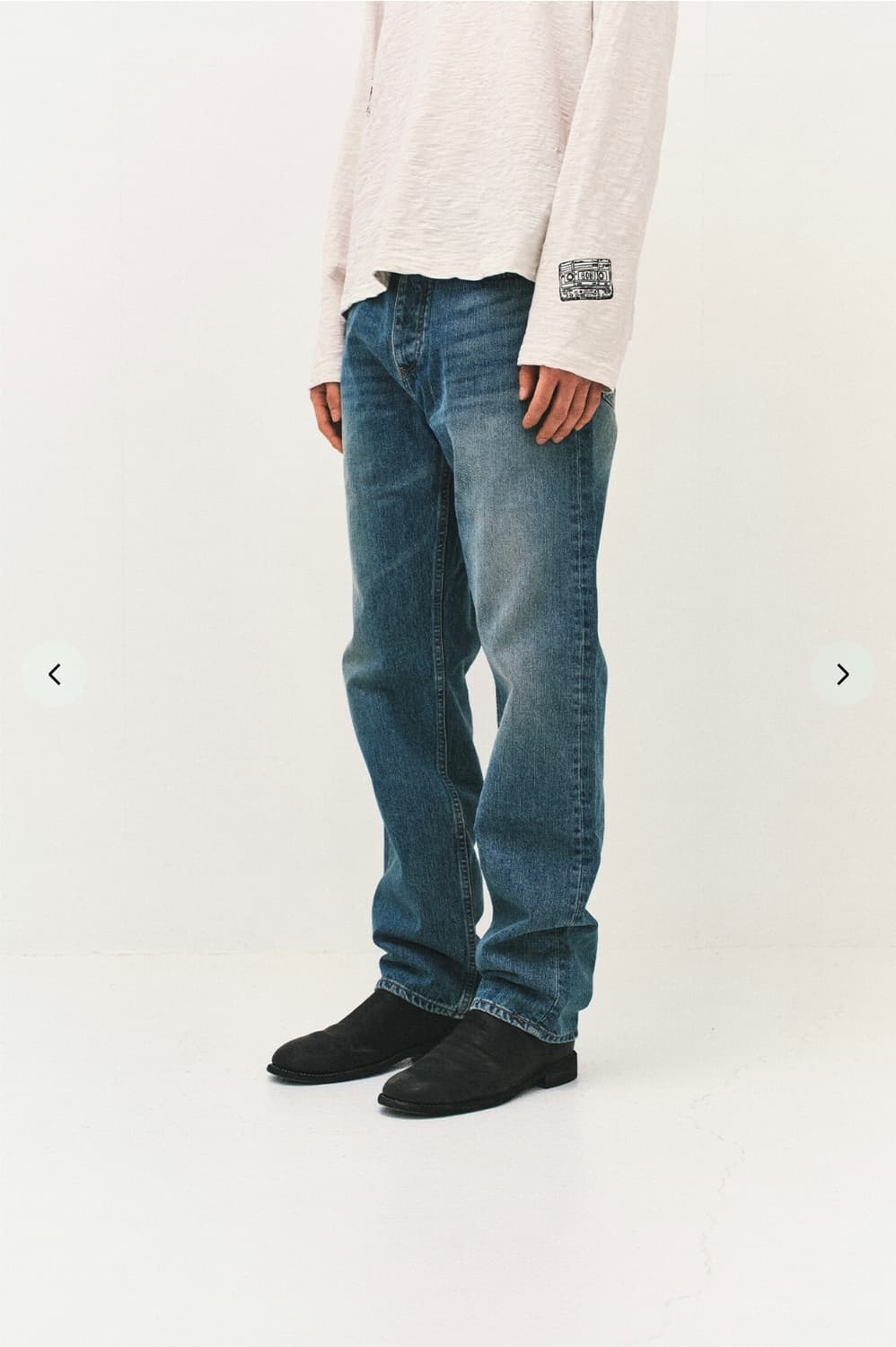 서피스에디션 로스트 스트레이트 데님 팬츠 S size 상품이미지6